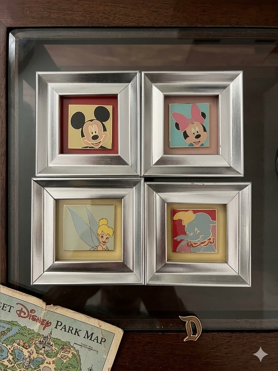 Disney Other - Disney DVC 2007 Cruise Exclusive Character Pins Mickey Minnie Dumbo Tinker Bell